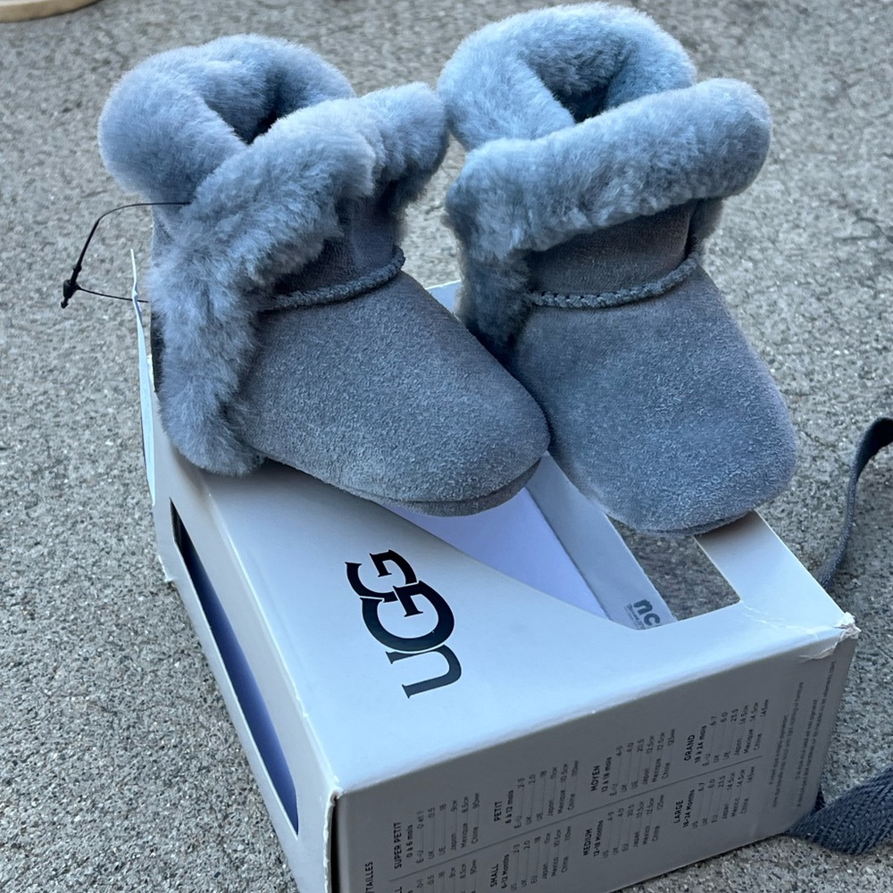 UGG Infant Soft Gray Booties